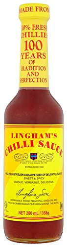 Linghams Chilli Sauce 280 ml (Pack of 8)