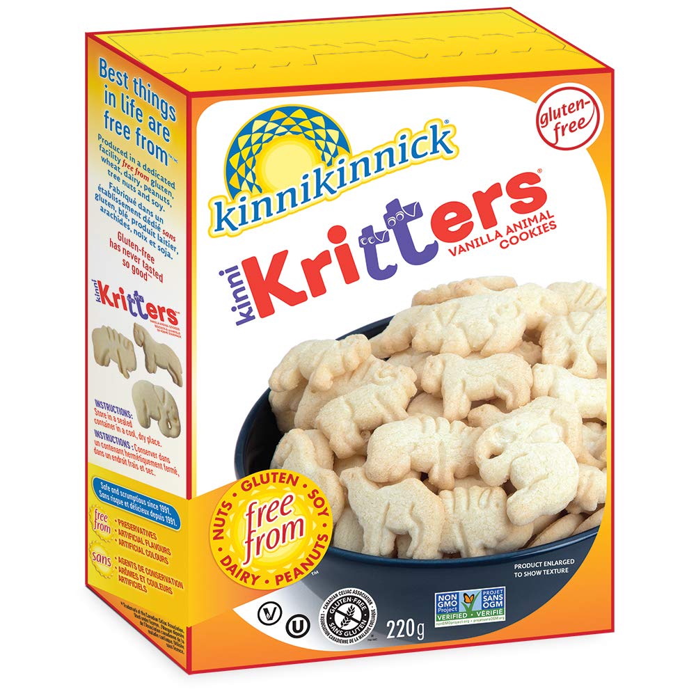 Kinnikinnick, Animal Cookies, Gluten Free, Wheat Free, Dairy Free, 8 oz