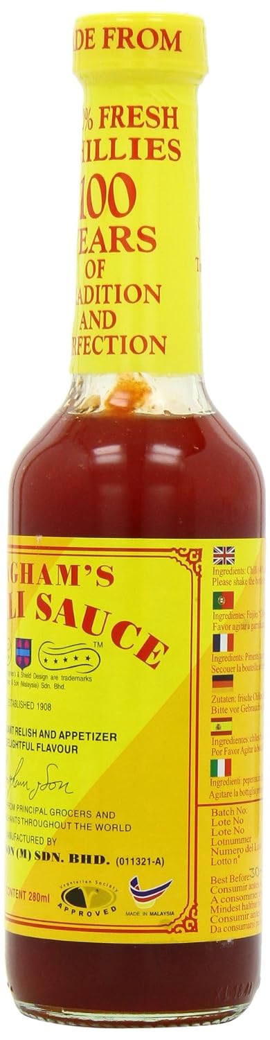 Linghams Chilli Sauce 280 ml (Pack of 8)