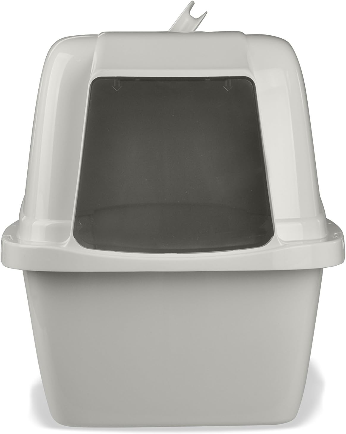Van Ness Pets Odor Control Large Enclosed Cat Litter Box, Hooded, Pearl, CP6