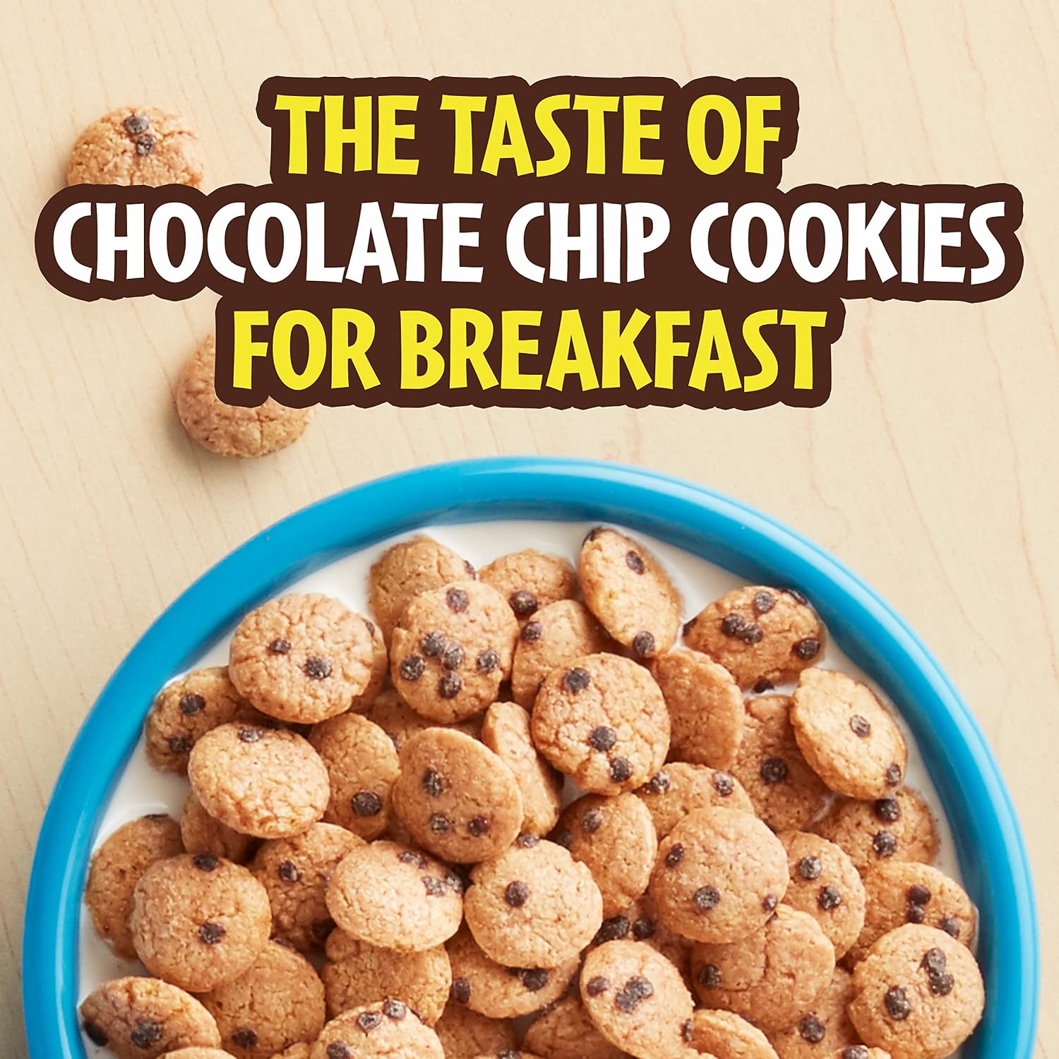 Cookie Crisp, Breakfast Cereal, Chocolate Chip Cookie Taste, 10.6 oz (Pack of 2)