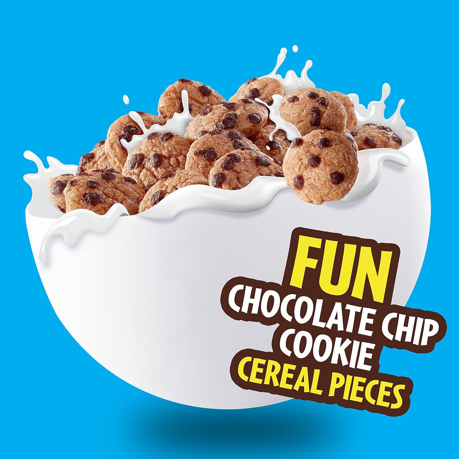 Cookie Crisp, Breakfast Cereal, Chocolate Chip Cookie Taste, 10.6 oz (Pack of 2)