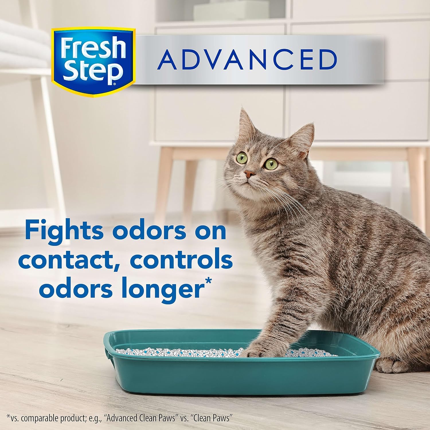 Fresh Step Clumping Cat Litter, Advanced, Extreme Mountain Spring Odor Control, Extra Large, 37 Pounds total (2 Pack of 18.5lb Boxes)